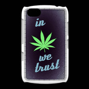 Coque BlackBerry 9720 In Weed We trust Vert ZG