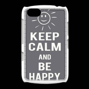 Coque BlackBerry 9720 Keep calm Be Crazy Gris