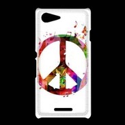 Coque Sony Xpéria E3 Symbole de la paix 5