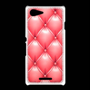 Coque Sony Xpéria E3 Capitonnage Rose