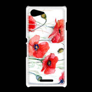 Coque Sony Xpéria E3 Fleurs en peinture 250