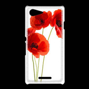 Coque Sony Xpéria E3 Coquelicots en peinture 150