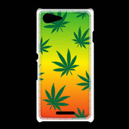 Coque Sony Xpéria E3 Fond Rasta Cannabis