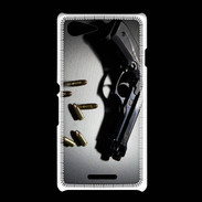 Coque Sony Xpéria E3 Gun et munitions