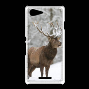 Coque Sony Xpéria E3 Cerf en hiver 50