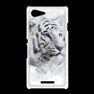 Coque Sony Xpéria E3 Tigre blanc 100