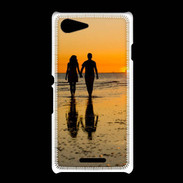 Coque Sony Xpéria E3 Balade romantique sur la plage 5