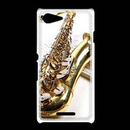 Coque Sony Xpéria E3 Saxophone et partitions