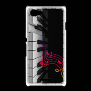 Coque Sony Xpéria E3 Note de musique et piano 1