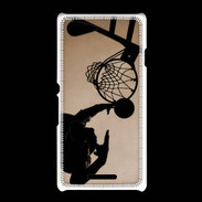 Coque Sony Xpéria E3 Basket en noir et blanc