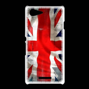 Coque Sony Xpéria E3 Drapeau anglais grunge