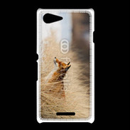 Coque Sony Xpéria E3 Renard paysage hiver