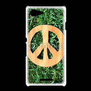 Coque Sony Xpéria E3 Paix et herbe