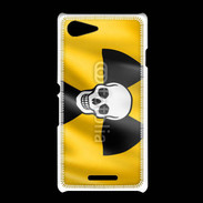 Coque Sony Xpéria E3 Tête de mort radioactive