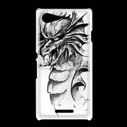 Coque Sony Xpéria E3 Dragon en dessin 35