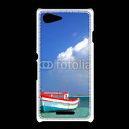 Coque Sony Xpéria E3 Bateau de pêcheur en mer