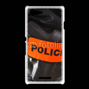 Coque Sony Xpéria E3 Brassard Police 75