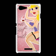Coque Sony Xpéria E3 Dessin femme sexy style Betty Boop