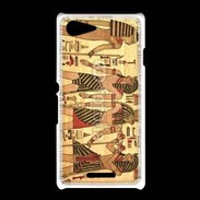 Coque Sony Xpéria E3 Peinture Papyrus Egypte