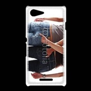 Coque Sony Xpéria E3 Couple gay sexy femmes 