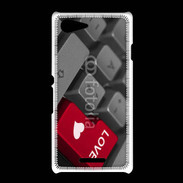 Coque Sony Xpéria E3 clavier love