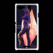 Coque Sony Xpéria E3 Tatouage sexy en or