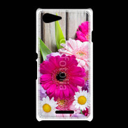 Coque Sony Xpéria E3 Bouquet de fleur sur bois