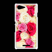 Coque Sony Xpéria E3 Fond de roses 5