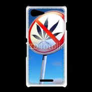 Coque Sony Xpéria E3 Interdiction de cannabis 2