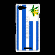 Coque Sony Xpéria E3 Drapeau Uruguay cannabis 2