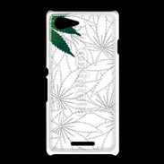 Coque Sony Xpéria E3 Fond cannabis