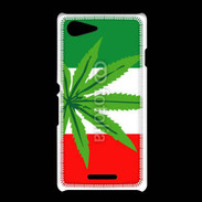 Coque Sony Xpéria E3 Drapeau italien cannabis