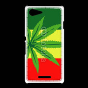 Coque Sony Xpéria E3 Drapeau reggae cannabis