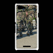 Coque Sony Xpéria E3 Marche de soldats
