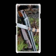 Coque Sony Xpéria E3 Fusil de chasse et couteau 2