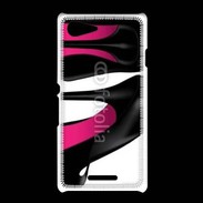 Coque Sony Xpéria E3 Escarpins semelles roses