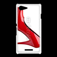 Coque Sony Xpéria E3 Escarpin rouge 2