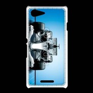 Coque Sony Xpéria E3 Formule 1 sur fond bleu