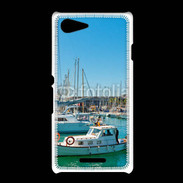 Coque Sony Xpéria E3 Bateau au port 3