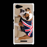 Coque Sony Xpéria E3 Bulldog anglais en tenue