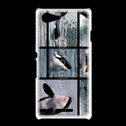 Coque Sony Xpéria E3 Orque noir et blanc
