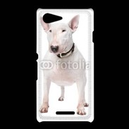Coque Sony Xpéria E3 Bull Terrier blanc 600