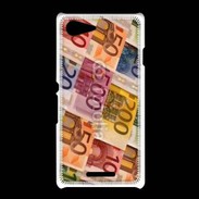 Coque Sony Xpéria E3 Euros billets