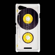 Coque Sony Xpéria E3 Cassette audio transparente 1