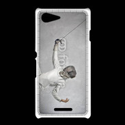 Coque Sony Xpéria E3 Escrime noir et blanc