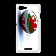 Coque Sony Xpéria E3 Ballon de rugby Pays de Galles