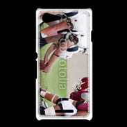 Coque Sony Xpéria E3 Face à face football américain