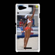 Coque Sony Xpéria E3 Beach Volley féminin 50