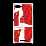 Coque Sony Xpéria E3 drapeau Chinois