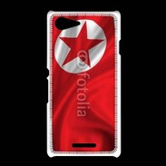 Coque Sony Xpéria E3 Drapeau Corée du Nord